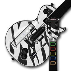 WraptorSkinz Zebra Skin Stripes Skin by TM fits Nintendo Wii Guitar Hero III (3) Les Paul Controller