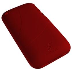 ifrogz iphone3g-15 Wrapz Skin for iPhone 3G - Silicone - Red