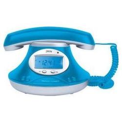 JWIN jWIN JT-P430BLU Vintage Design Telephone - 1 x Phone Line(s) - 1 x Phone Line - Blue