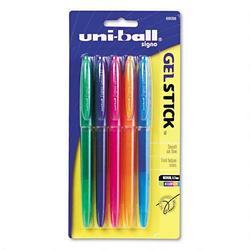 Faber Castell/Sanford Ink Company uni ball® Signo Gel Stick Pen, Five Color Set