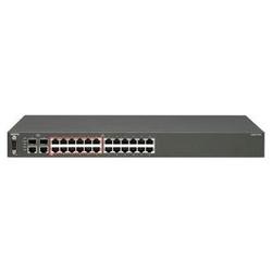 NORTEL NETWORKS- GEM Nortel 2526T-PWR Ethernet Routing Switch with PoE - 12 x 10/100Base-TX LAN, 12 x 10/100Base-TX LAN, 2 x 1000Base-T Uplink, 2 x 10/100/1000Base-T Uplink (AL2500A11-E6)