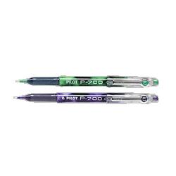 Pilot Corp. Of America P700 Gel Roller Pen, Fine Point, Green Ink/Green Barrel (PIL38613)