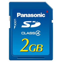  PANASONIC2GBSDCARDCLASS45MB/SEC*NIC*