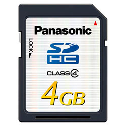  PANASONIC4GBSDHCCARDCLASS410MB/SEC*NIC*