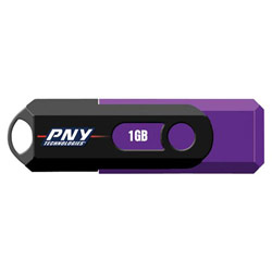 Pny PNY 1GB Mini Attache Portable USB 2.0 Flash Drive w/U3 Smart Technology