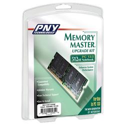 PNY MEMORY PNY 512MB SDRAM Memory Module - 512MB (1 x 512MB) - 133MHz PC133 - SDRAM - 144-pin SoDIMM