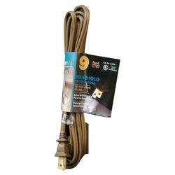 PPP PCC-24809 Extension Cord (9 Ft Brown)