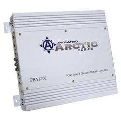 Pyramid PYRAMID ARCTIC PB417X 4-Channel Car Amplifier - 4 Channel(s) - 1000W - 90dB SNR