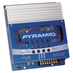 Pyramid PYRAMID Super Blue PB442X 4-Channel Car Amplifier - 4 Channel(s) - 300W - 85dB SNR