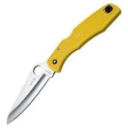 Spyderco Pacific Salt, Yellow Frn Handle, Plain