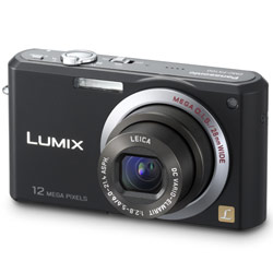 Panasonic Digi Cams Panasonic DMC-FX100K Black Digital Camera