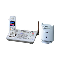 PANASONIC - CE Panasonic KX TG5779S - Cordless phone w/ call waiting caller ID & answering system - 5.8 GHz - silver - with Panasonic Digital Cordless Camera