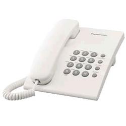 Panasonic KX-TS600W Basic Telephone - 1 x Phone Line(s) - 1 x Headset, 1 x Data - White