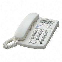 Panasonic KX-TSC14W 2-Line Telephone - 2 x Phone Line(s) - Headset - White