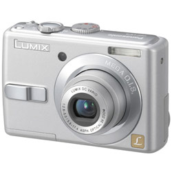 Panasonic Digi Cams Panasonic Lumix 7 Megapixel with MEGA Optical Image Stabilizer, 3x Optical Zoom & 2.5 Diagonal LCD - Silver