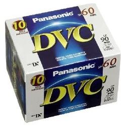 Panasonic Mini-DV Cassette - MiniDV - 0.25 - 60Minute - SP (AY-DVM6EJ10P)