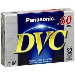 Panasonic Mini-DV Cassette - MiniDV - 60Minute - SP (DVM60EJ)