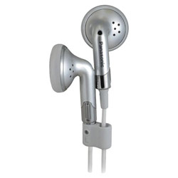 Panasonic RP-HV260-S Water-Resistant Earphone - - Silver