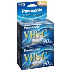Panasonic Super High Grade VHS-C Videocassette - VHS-C - 0.5 - 30Minute - SP (NV-TC30AH4W)