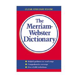 Merriam-Webster Hardback Paperback Dictionary, 720 Pages, 5-3/4 x8-1/2 (MER636)