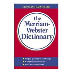 Merriam-Webster Hardback Paperback Dictionary, 960 Pages, 4-3/16 x6-7/8 (MER930)