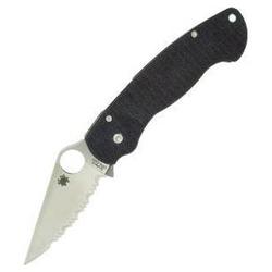 Spyderco Para Military, G-10 Handle, Serrated