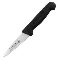 Chef Works Paring Knife, Serrated, 3.5 In., Santoprene Handle