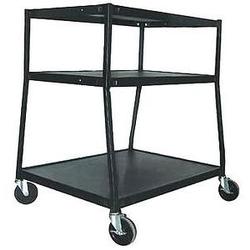 PEERLESS INDUSTRIES Peerless JCT-WB44E Wide Body TV Cart - Steel - Black