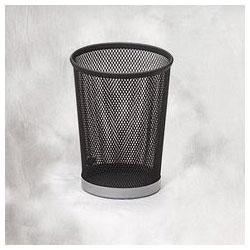 RubberMaid Pencil Holder, Jumbo, Mesh, Black/Silver (ROL82406)