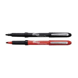 Integra Permanent Marker, Comfort Grip, Cone Point, Red (ITA30014)