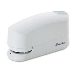 Swingline/Acco Brands Inc. Personal Electric Full Strip Stapler, AC or Battery, 15-Sheet Capacity, Platinum (SWI42115)