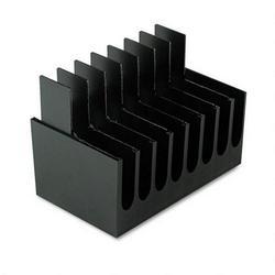 Fellowes Manufacturing Personal Message Center, 8 Slots with Labels, Plastic, 5-1/4wx8-1/2dx6-1/8h, Black (FEL76208)