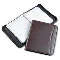 Daytimer/Acco Brands Inc. Personal Organizer Starter Set, Sienna Leather Binder, 8-1/2x11, Brown (DTM48432)