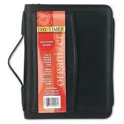 Daytimer/Acco Brands Inc. Personal Organizer Starter Set, Vinyl & Fabric Binder, 5-1/2x8-1/2, Black (DTM44531)