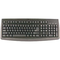 Petra CP76006 Axis GK-013 Keyboard - PS/2 - 107 Keys - Black (GK-013)