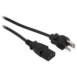 Petra PET12-0010 3-Conductor Standard Power Cord - - 10ft - Black