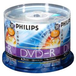 Philips USA Philips 16x DVD-R Media - 4.7GB - 50 Pack