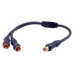 Phoenix Gold Bronze Level Bulk RCA Y-Cable - 1 x RCA - 2 x RCA (RS2-369B5)