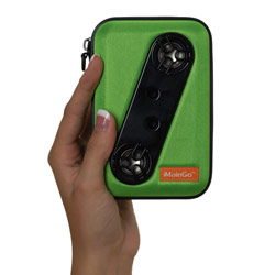 Portable Sound Lab PiTech iMainGo iPod Speaker System - 2.0-channel - Green