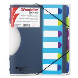 Esselte Pendaflex Corp. PileSmart™ Project Sorter, Letter Size, Fashion Colors, 6 Asst. Tabs (ESS51050)