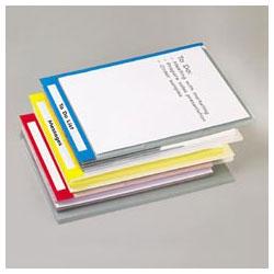 Esselte Pendaflex Corp. PileSmart™ QuickView Clear File Jackets with Primary Color Tabs, Expand, 6/Pack (ESS51058)