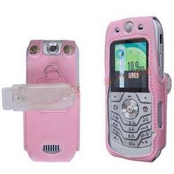 Wireless Emporium, Inc. Pink Rubberized Sport Case Motorola SLVR L7c