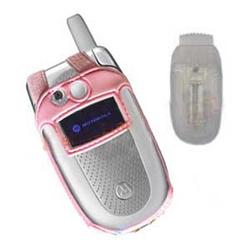 Wireless Emporium, Inc. Pink Sporty Case for Motorola V551/V555/V557