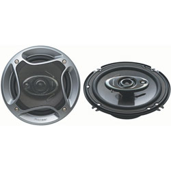 PIONEER ELEC (CAR) Pioneer TS-A1672R 6 3-Way Speaker with 220 Watts Max. Power