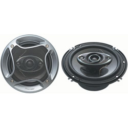 PIONEER ELEC (CAR) Pioneer TS-A1682R 6 4-Way Speaker with 280 Watts Max. Power