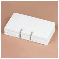RubberMaid Plain Unruled Snap-In Refill File Cards, 1-3/4 x 3-1/4, White, 100 Cards/Pack (ROL67551)