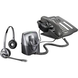 Plantronics SupraPlus CS351N Wireless Professional Headset - Over-the-head - Silver, Gray