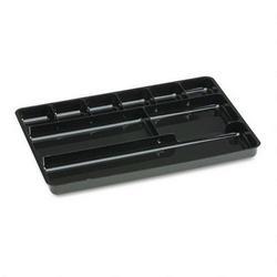 Universal Office Products Plastic Drawer Tray Organizer, 9 Compartments, Black (UNV53052)