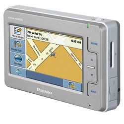 DVS/Synchrome Plenio 4.3 Widescreen Portable GPS w/DIVX Player,VXA-4300