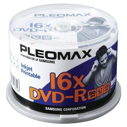 Pleomax by Samsung DXG47650TK 16x Write-Once DVD-R with White Thermal Printable Surface
